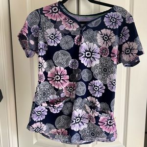 Healing hands scrub top